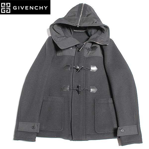 ジバンシー G16f0214 047 Givenchy ガッツブランドショップのジバンシー メンズ アウター ジャケット ダッフルコート ナイロン切り替えしショート丈ダッフルコート ブラック G16f0214 047 コート アウター 001 61a R 04 ガッツブランドショップ