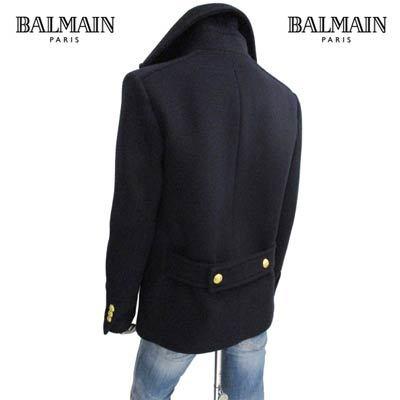 バルマン BALMAIN メンズ アウター ジャケット コート ロゴ ボタンロゴ 