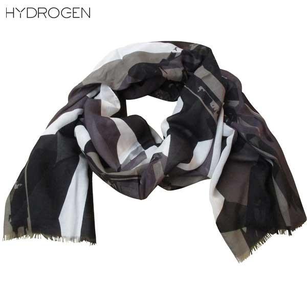 人気急上昇超特価 ハイドロゲン Hydrogen メンズ 小物 ストール スカーフ マフラー ロゴ ユニセックス可 総柄車カモフラージュ柄ストール 3102 040 71s R アウトレットセール 値段 Superavila Com