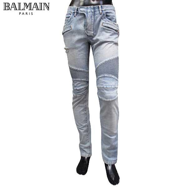 バルマン Balmain メンズ 155 バイカーデニム スキニー メンズ ジーンズ S7h9551 71s 01 スキニー ガッツ ブランド