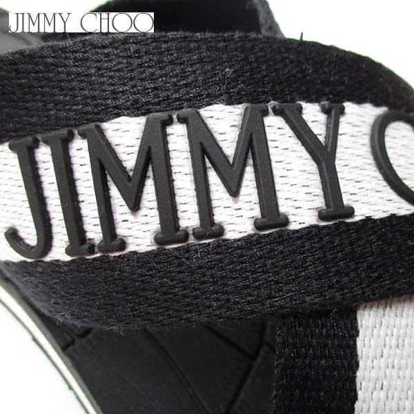 ジミーチュウ Jimmy Choo メンズ 靴 ベルト部分ラバーロゴ付クロス 