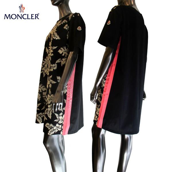 モンクレール Moncler レディース トップス ワンピース ロゴ ハイビスカス柄 サイドピンクライン ロゴ付ワンピース 黒 549qg 999 R 81s 05 ガッツブランドショップ 通販 Yahoo ショッピング