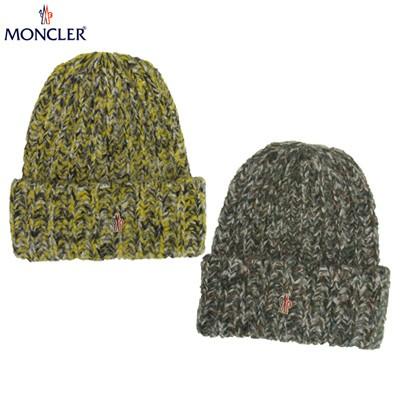モンクレール Moncler メンズ 2color 帽子 帽子 ニット帽 ユニセックス可 2color Monclerロゴ ミックスカラー