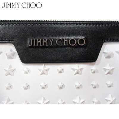 ジミーチュウ Jimmy Choo メンズ 鞄 バッグ クラッチバッグ ユニセックス可 ロゴ スタッズ・ロゴ付きクラッチバッグ 白 DEREK VIG 184 WHITE (R156600) ジミーチュウ Jimmy Choo メンズ バッグ クラッチバッグ ユニセックス可 ロゴ スタッズ ロゴ付きクラッチバッグ DEREK VIG WHITE R156600