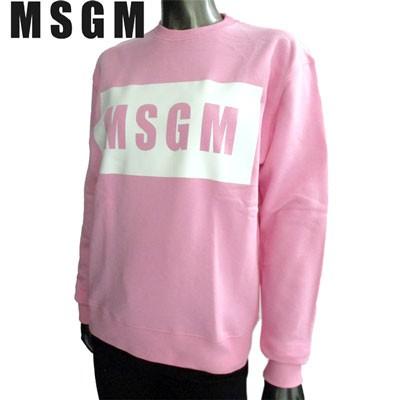 エムエスジーエム Msgm レディース トップス スウェット トレーナー ロゴ Msgmフロントボックスロゴプリント付きスウェット ピンク Mdm96 299 12 R 037 ガッツブランドショップ 通販 Yahoo ショッピング
