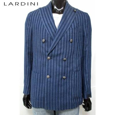 ラルディーニ Lardini メンズ アウター ジャケット ブートニエール付きストライプダブルジャケット ブートニエール 花飾り 青 R1069 91s 079 ガッツブランドショップ 通販 Yahoo ショッピング