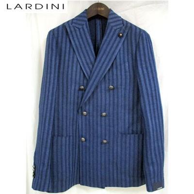 ラルディーニ Lardini メンズ アウター ジャケット ブートニエール付きストライプダブルジャケット ブートニエール 花飾り 青 R1069 91s 079 ガッツブランドショップ 通販 Yahoo ショッピング
