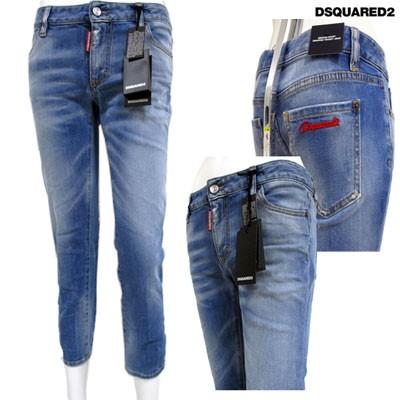 ディースクエアード Dsquared2 レディース パンツ ボトムス デニム Cropped Twiggy Jeans Dsquared2ロゴ付スキニー パンツ インディゴ R 91s 009 ガッツブランドショップ 通販 Yahoo ショッピング