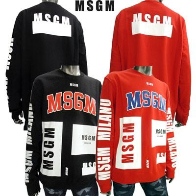 エムエスジーエム Msgm メンズ トップス スウェット トレーナー ロゴ 2color Msgmマルチロゴプリント入りスウェットシャツ 黒 赤 R500 91s 0 ガッツブランドショップ 通販 Yahoo ショッピング