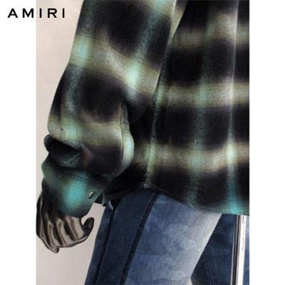 アミリ AMIRI メンズ トップス シャツ 長袖 ロゴ ボタンロゴ刻印 
