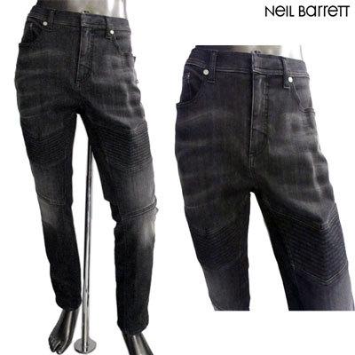 人気商品 ニールバレット Neil Barrett メンズ パンツ デニム パッチ付