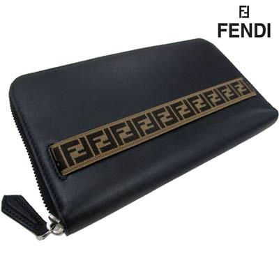 フェンディ Fendi メンズ 財布 ウォレット 長財布 ロゴ ユニセックス可 ズッカ柄ライン付レザーロングウォレット 黒 7m0276 A8vc A17bj R 91a 049 ガッツブランドショップ 通販 Yahoo ショッピング