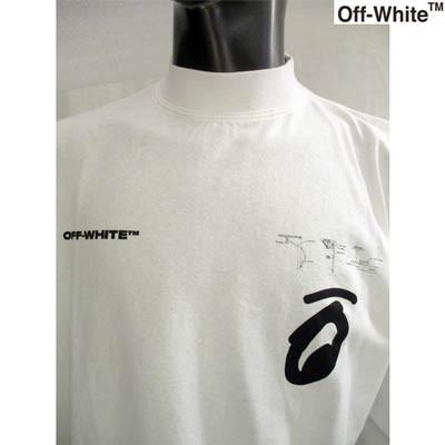 オフホワイト OFF-WHITE メンズ トップス ロンT 長袖 ハイネック ロゴ 