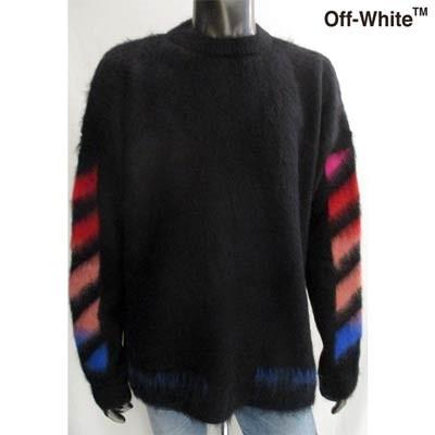 オフホワイト OFF-WHITE メンズ トップス ニット セーター ロゴ unisex 