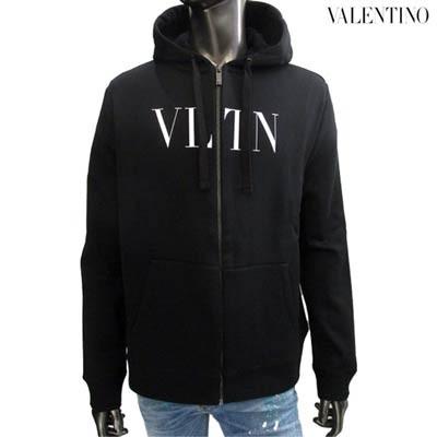 ヴァレンティノ(VALENTINO) メンズ パーカー フーディー ロゴ フロント