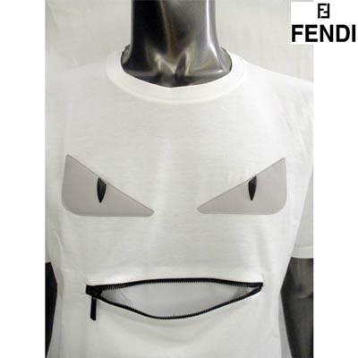 フェンディ Fendi メンズ トップス Tシャツ 半袖 ロゴ バッグバグズレザーパッチ フロントジップ付tシャツ 白 Fy0910 pz F0qa0 R 91a 027 ガッツブランドショップ 通販 Yahoo ショッピング
