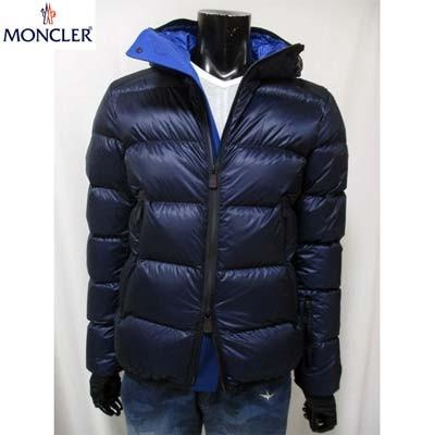 新入荷！ モンクレール MONCLER メンズ アウター ダウン ジャケット HINTERTUX ロゴ入りダウンジャケット 青 4030305 53071 743 (R215600) GB91A 【3359731688】(118580円)
