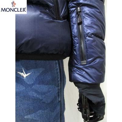 新入荷！ モンクレール MONCLER メンズ アウター ダウン ジャケット HINTERTUX ロゴ入りダウンジャケット 青 4030305 53071 743 (R215600) GB91A 【3359731688】(118580円)