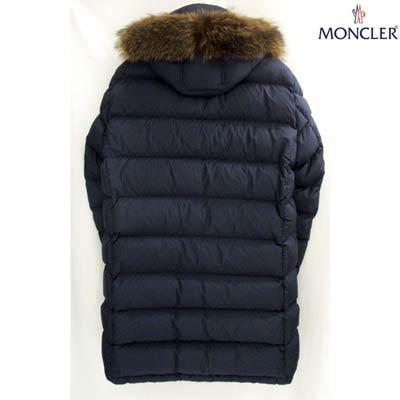 モンクレール Moncler メンズ アウター ダウン ジャケット コート ロゴ Aymon アームラバーロゴ ラクーンファー付きダウンコート ネイビー R 91a 057 ガッツブランドショップ 通販 Yahoo ショッピング