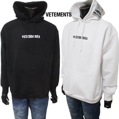 ヴェトモン VETEMENTS メンズ トップス パーカー フーディ ロゴ 2color ユニセックス可  VETEMENTSロゴ・バックビックタグ付きパーカー 黒/白 (R77660) GB91A :191204-024:ガッツブランドショップ - 通販  - Yahoo!ショッピング