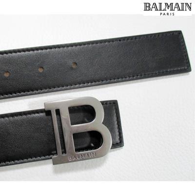 バルマン BALMAIN メンズ 小物 ベルト レザーベルト ロゴ BALMAIN B