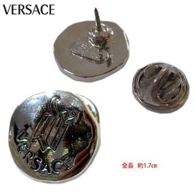 ヴェルサーチ Versace メンズ ラペルピン アクセサリー ブランドロゴ