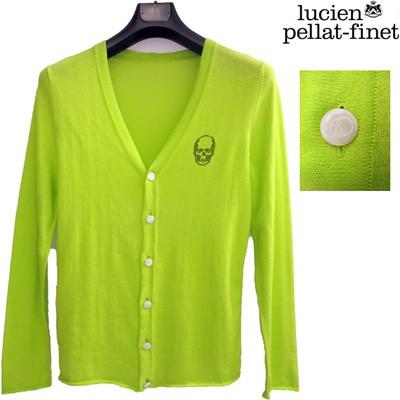 ルシアンペラフィネ カーディガン メンズ トップス スタッズ ドット スカル ユニセックス 黄緑 グリーン At11h Pommelo 送料無料 Db15s 101 ガッツブランドショップ 通販 Yahoo ショッピング