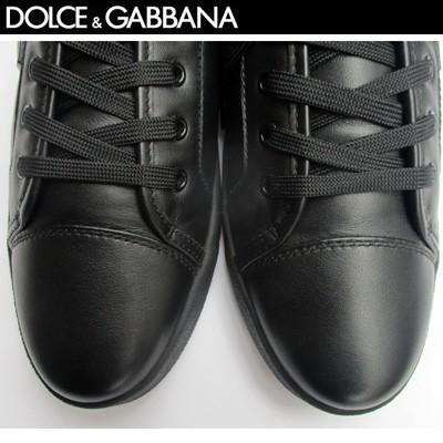 ドルチェ ガッバーナ サイズ42 日本サイズ27 スニーカー ドルガバ メンズ 紐靴 D G レザー シューズ ロゴ 革 黒 Cs0900 A6379 Nero 送料無料 13a 1 ガッツブランドショップ 通販 Yahoo ショッピング