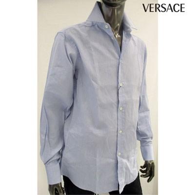 ヴェルサーチ Versace メンズ トップス 長袖 シャツ タグヨゴレ有り シンプルデザインスーツ カジュアルシャツ ライトブルー 804 R 3s 244 ガッツブランドショップ 通販 Yahoo ショッピング