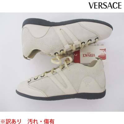 ヴェルサーチ Versace レディース 靴 スニーカー 汚れ有 ロゴマーク有 アウトソール Versace Sport ロゴ ホワイト 595 ガッツブランドショップ 通販 Yahoo ショッピング