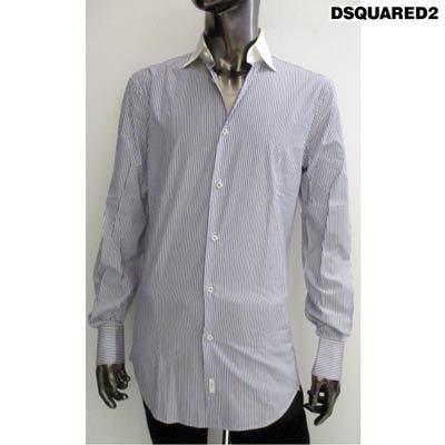 ディースクエアード Dsquared2 メンズ トップス シャツ 長袖 ロゴ バック襟部分dsquared2ロゴ刺繍 ストライプ柄シャツ R 12a 8 ガッツブランドショップ 通販 Yahoo ショッピング
