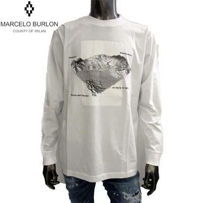 マルセロバーロン Marcelo Burlon メンズ トップス ロンt 長袖 ロゴ 3dマウンテン バックロゴ入りコットンtシャツ ホワイト 白 R 0113 034 ガッツブランドショップ 通販 Yahoo ショッピング