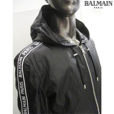 バルマン BALMAIN メンズ アウター ジャケット ブルゾン ロゴ アーム