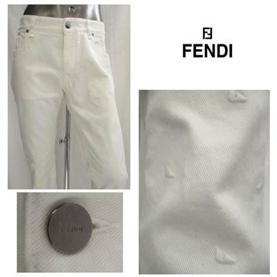 フェンディ FENDI メンズ パンツ ボトムス デニム ロゴ バッグバグズ