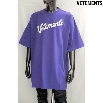 ヴェトモン Vetements メンズ トップス Tシャツ 半袖 ロゴ Milka Vetementsロゴプリント ロゴ刺繍オーバーサイズtシャツ 紫 R Gb02s 0117 003 ガッツブランドショップ 通販 Yahoo ショッピング