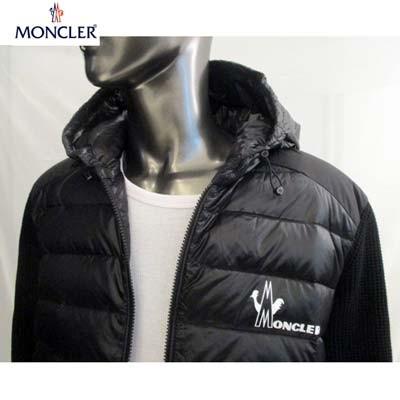 モンクレール Moncler メンズ アウター ダウン ジャケット 2color ロゴ Monclerロゴ入りニット切り替えしダウンジャケット 白 黒 R 02s 0130 032 ガッツブランドショップ 通販 Yahoo ショッピング