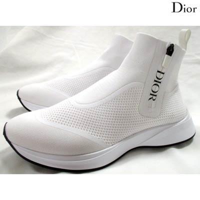 ディオールオム Dior Homme メンズ 靴 スニーカー ジップ部分diorロゴプリント ソールロゴ付サイドジップハイカットスニーカー 白 R 02s 07 018 ガッツブランドショップ 通販 Yahoo ショッピング