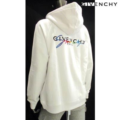 ジバンシー Givenchy メンズ トップス パーカー フーディー ロゴ バックgivenchy刺繍ロゴ入りジップアップパーカー 白 R 02s 07 041 ガッツブランドショップ 通販 Yahoo ショッピング