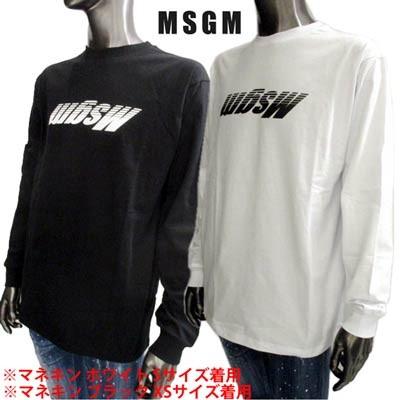 エムエスジーエム Msgm メンズ トップス ロンt 長袖 ロゴ 2color ユニセックス可 Msgmスラッシュロゴプリント付ロングtシャツ 白 黒 R 02s 0313 009 ガッツブランドショップ 通販 Yahoo ショッピング