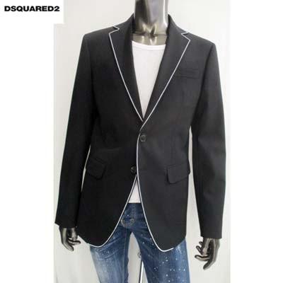 ディースクエアード Dsquared2 メンズ アウター ジャケット パイピング ダブルボタンウールブパイピングテーラードジャケット 黒 R 02s 0313 030 ガッツブランドショップ 通販 Yahoo ショッピング