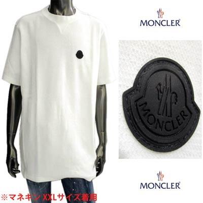 モンクレール MONCLER メンズ トップス Tシャツ 半袖 ロゴ 前Vガゼット 