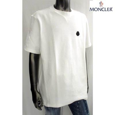 モンクレール MONCLER メンズ トップス Tシャツ 半袖 ロゴ 前Vガゼット 