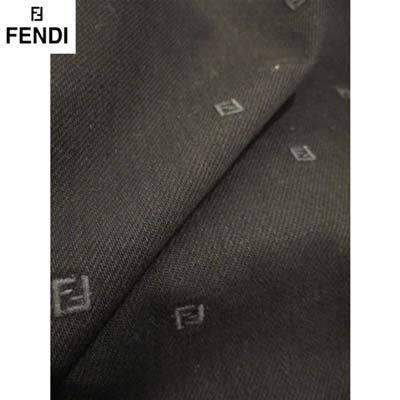 フェンディ FENDI メンズ アウター ジャケット デニムジャケット ロゴ ボタンロゴ刻印・総柄FFズッカ柄スモールロゴ刺繍入りデニムジャケット (R208000)
