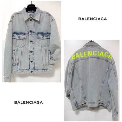 バレンシアガ BALENCIAGA メンズ アウター ジャケット unisex可 ウォッシュド加工・BALENCIAGA刺繍・ロゴ刻印ボタン付きデニムジャケット (R162800)     商品情報    バレンシアガ BALENCIAGA メンズ アウター ジャケット デニムジャケット ロゴ ユニセックス可 