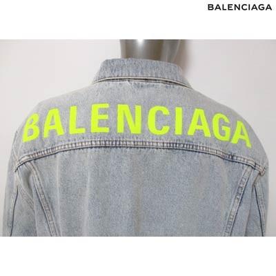 バレンシアガ BALENCIAGA メンズ アウター ジャケット unisex可 ウォッシュド加工・BALENCIAGA刺繍・ロゴ刻印ボタン付きデニムジャケット (R162800)     商品情報    バレンシアガ BALENCIAGA メンズ アウター ジャケット デニムジャケット ロゴ ユニセックス可 