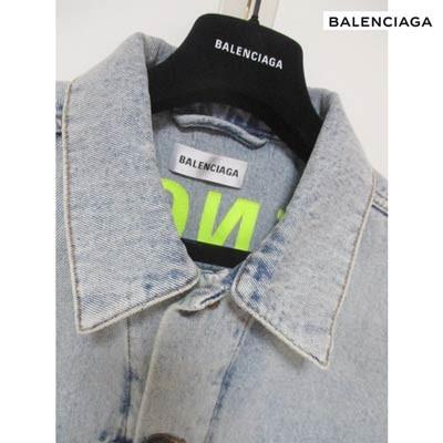 バレンシアガ BALENCIAGA メンズ アウター ジャケット unisex可 ウォッシュド加工・BALENCIAGA刺繍・ロゴ刻印ボタン付きデニムジャケット (R162800)     商品情報    バレンシアガ BALENCIAGA メンズ アウター ジャケット デニムジャケット ロゴ ユニセックス可 