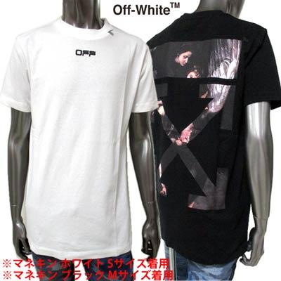 オフホワイト OFF-WHITE メンズ トップス Tシャツ 半袖 ロゴ 絵画 