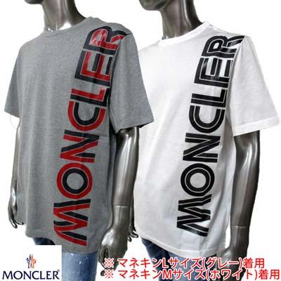 モンクレール MONCLER メンズ トップス Tシャツ 半袖 ロゴ 2color ビッグ縦MONCLERロゴプリントTシャツ 白/グレー  8C76010 8390Y 987/001 (R38500) 02A :200630-018:ガッツブランドショップ - 通販 -  Yahoo!ショッピング