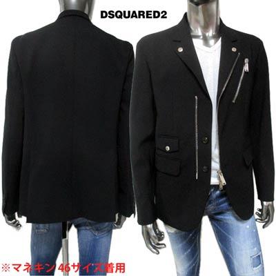 ディースクエアード Dsquared2 メンズ アウター ジャケット ロゴ 裏地総柄dsquared2ロゴ マルチポケット ジップロゴ刻印付ジャケット 黒 R 02a 0630 036 ガッツブランドショップ 通販 Yahoo ショッピング