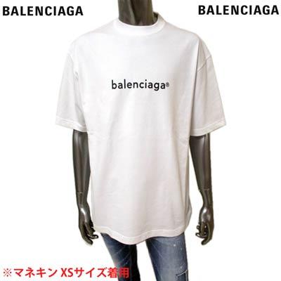 バレンシアガ BALENCIAGA メンズ トップス Tシャツ 半袖 ロゴ ユニセックス可 BALENCIAGA小文字ロゴプリントTシャツ 白  (R64900) GB02A :200717-001:ガッツブランドショップ - 通販 - Yahoo!ショッピング